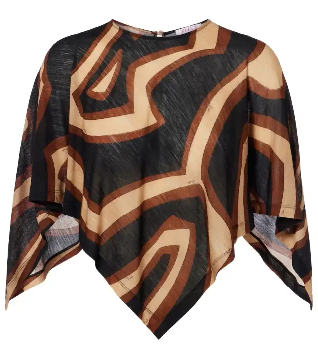 Labirinto wool-blend blouse