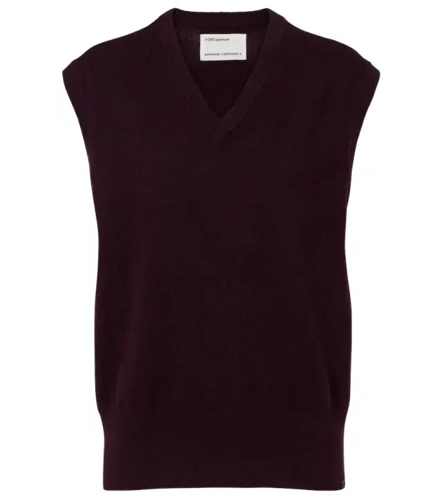 Extreme Cashmere n°243 Spencer cashmere-blend sweater vest