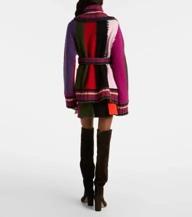 PUCCI Striped wool wrap cardigan | Thumbnail 5