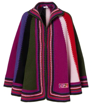 PUCCI Colorblocked wool cape | Thumbnail 1
