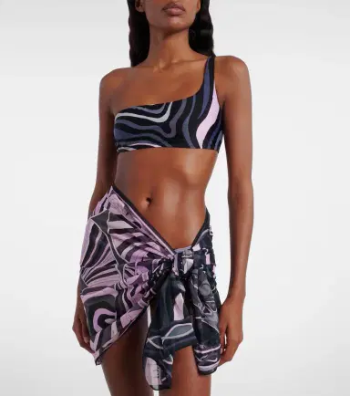 Pucci Iride semi-sheer cotton beach cover-up | Thumbnail 3