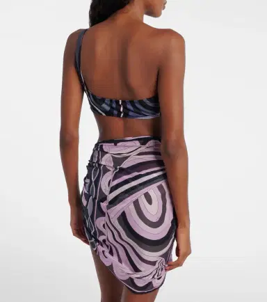 Pucci Iride semi-sheer cotton beach cover-up | Thumbnail 4