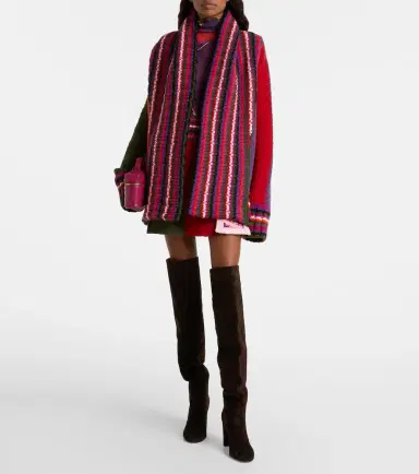 PUCCI Striped wool-blend miniskirt | Thumbnail 2