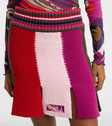 PUCCI Striped wool-blend miniskirt | Thumbnail 4