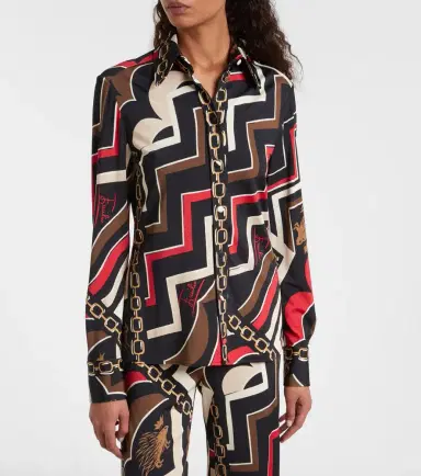 PUCCI Istrice satin jersey shirt | Thumbnail 6 PUCCI Istrice satin jersey shirt | Thumbnail 6
