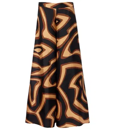 Pucci Labirinto silk satin wide-leg pants | Thumbnail 1