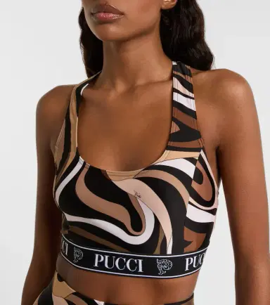 Pucci Marmo sports bra | Thumbnail 2 Pucci Marmo sports bra | Thumbnail 2