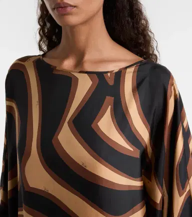 PUCCI Labirinto silk satin kaftan | Thumbnail 3 PUCCI Labirinto silk satin kaftan | Thumbnail 3
