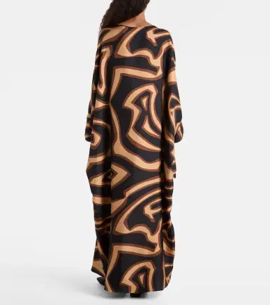 PUCCI Labirinto silk satin kaftan | Thumbnail 4 PUCCI Labirinto silk satin kaftan | Thumbnail 4