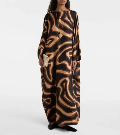 PUCCI Labirinto silk satin kaftan | Thumbnail 6 PUCCI Labirinto silk satin kaftan | Thumbnail 6