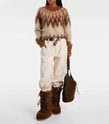 Moon Boot Icon fleece knee-high snow boots | Thumbnail 5