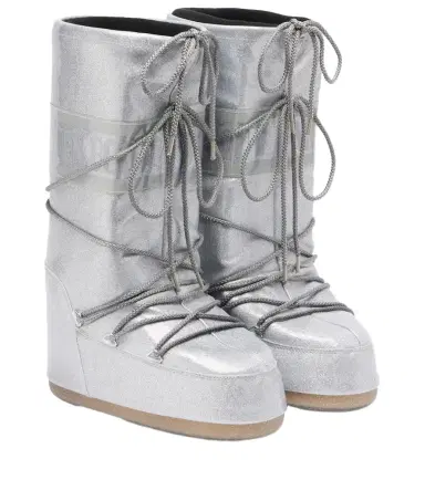 Moon Boot Icon glitter knee-high snow boots | Thumbnail 1 Moon Boot Icon glitter knee-high snow boots | Thumbnail 1