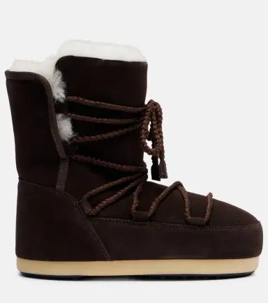 Moon Boot EVX shearling-lined suede snow boots | Thumbnail 3