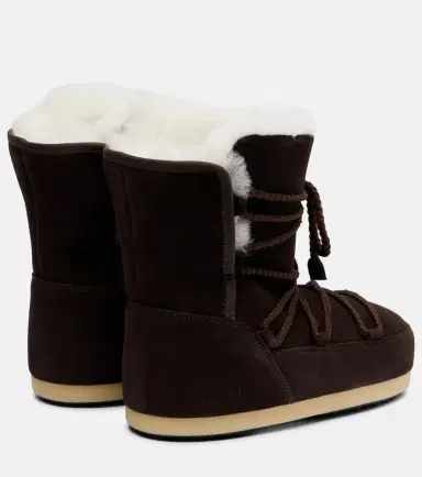 Moon Boot EVX shearling-lined suede snow boots | Thumbnail 4
