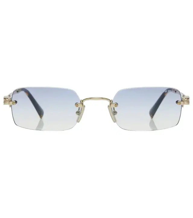 Miu Miu Logo rectangular sunglasses