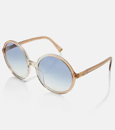 Miu Miu Logo round sunglasses | Thumbnail 2