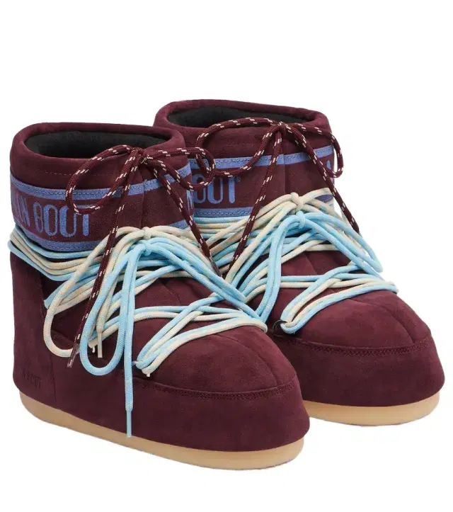 Moon Boot Icon Low suede snow boots