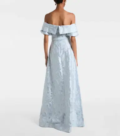 Rebecca Vallance Bridal Anneli cotton-blend brocade gown | Thumbnail 4 Rebecca Vallance Bridal Anneli cotton-blend brocade gown | Thumbnail 4