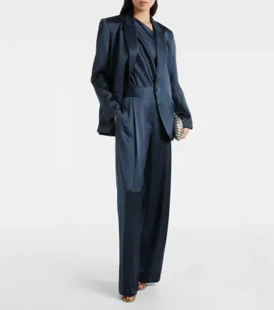 The Sei High-rise silk wide-leg pants | Thumbnail 2
