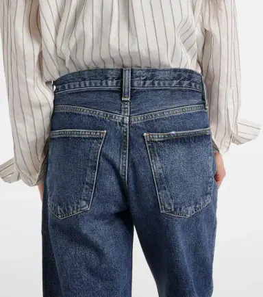 AGOLDE Arc cropped mid-rise wide-leg jeans | Thumbnail 3