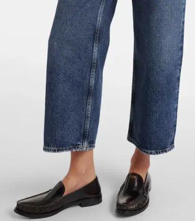 AGOLDE Arc cropped mid-rise wide-leg jeans | Thumbnail 5