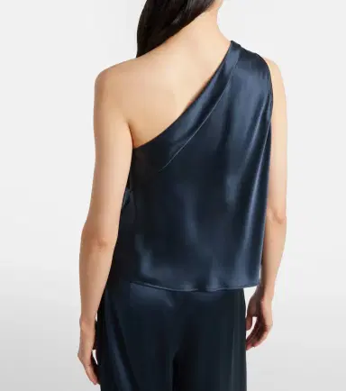 The Sei One-shoulder silk satin top | Thumbnail 4 The Sei One-shoulder silk satin top | Thumbnail 4