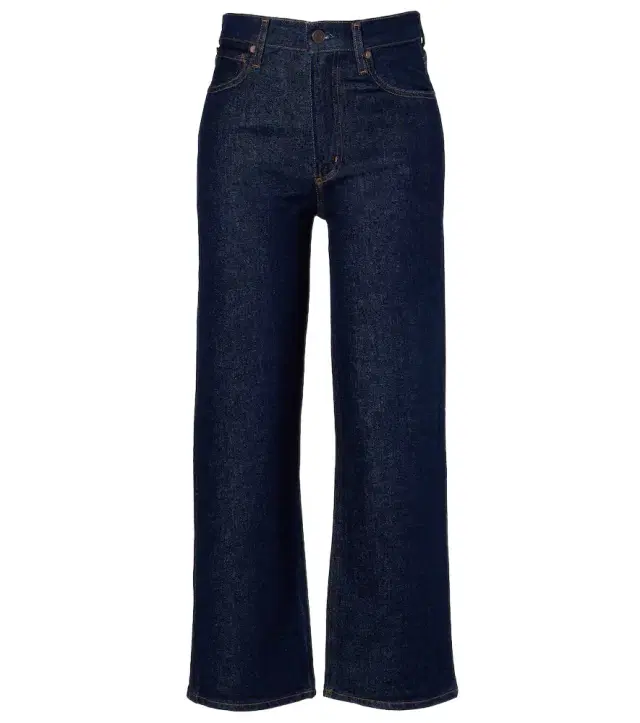 Agolde Ren Crop high-rise wide-leg jeans