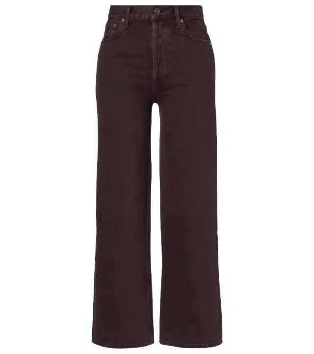 Agolde Ren Crop high-rise wide-leg jeans