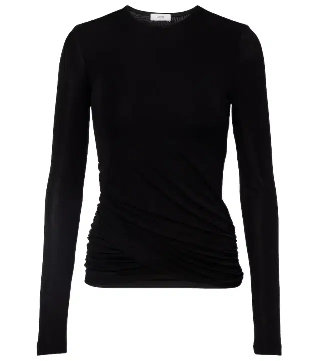 Agolde Eve draped T-shirt