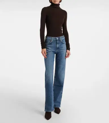 AGOLDE Harper mid-rise straight jeans | Thumbnail 3