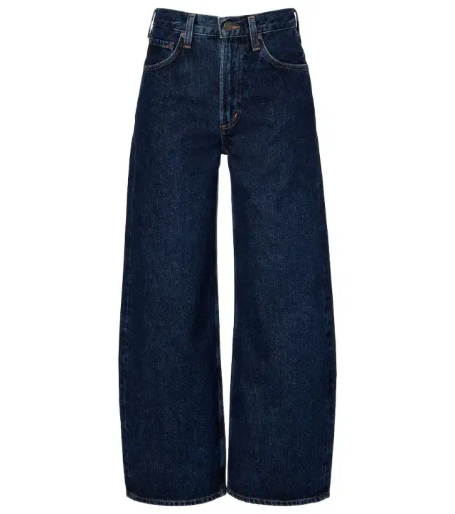 Agolde Low Curve cropped mid-rise barrel-leg jeans