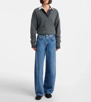 AGOLDE Low Curve wide-leg jeans | Thumbnail 3
