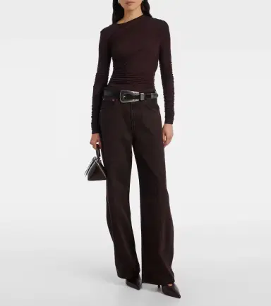 AGOLDE Tania Twist ruched top | Thumbnail 3