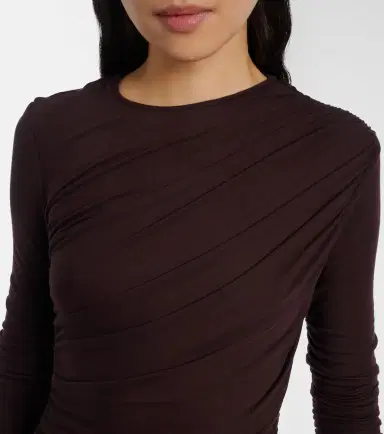 AGOLDE Tania Twist ruched top | Thumbnail 4