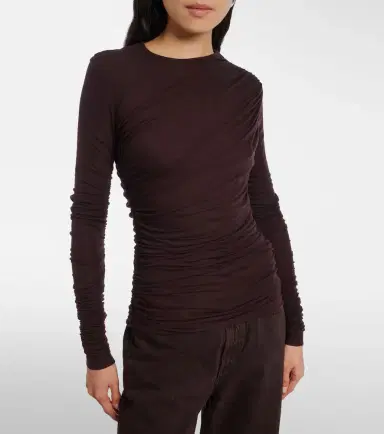 AGOLDE Tania Twist ruched top | Thumbnail 5