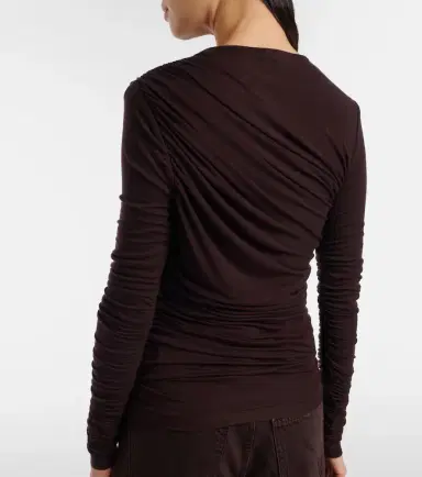AGOLDE Tania Twist ruched top | Thumbnail 6