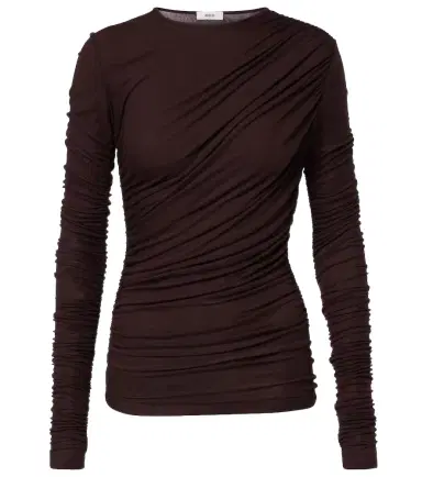 AGOLDE Tania Twist ruched top | Thumbnail 1
