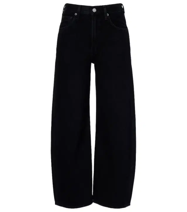Agolde Low Curve cropped mid-rise barrel-leg jeans