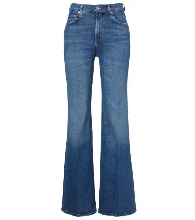 Kimberly 70s mid-rise flared jeans