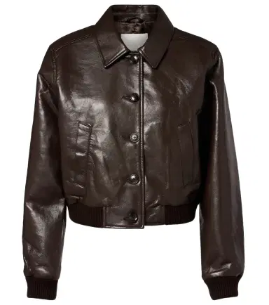 Citizens of Humanity Lola leather bomber jacket | Thumbnail 1