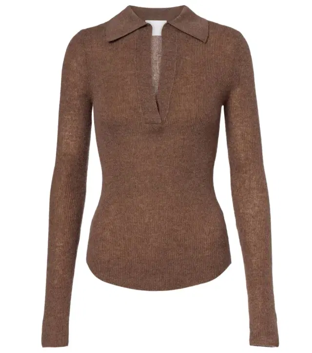 Citizens of Humanity Simone wool and cashmere polo sweater