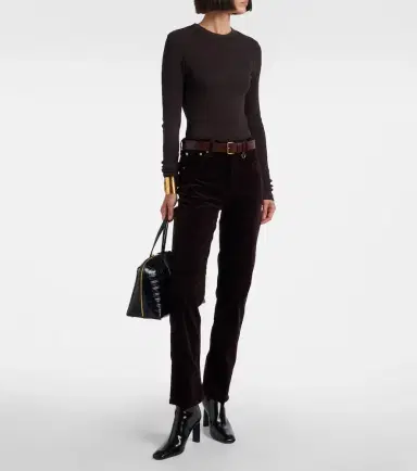 Citizens of Humanity Pilar waffle-knit cropped cotton top | Thumbnail 5