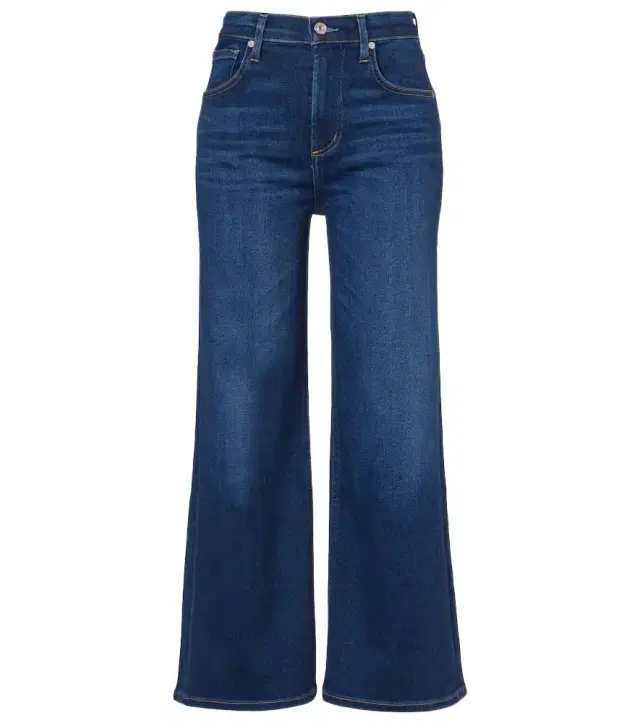 Lyra cropped wide-leg jeans