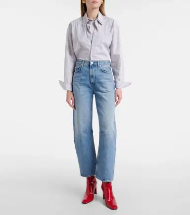 Citizens of Humanity Miro high-rise cropped barrel-leg jeans | Thumbnail 6