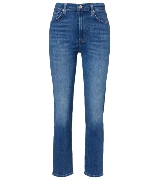 Caia mid-rise straight jeans