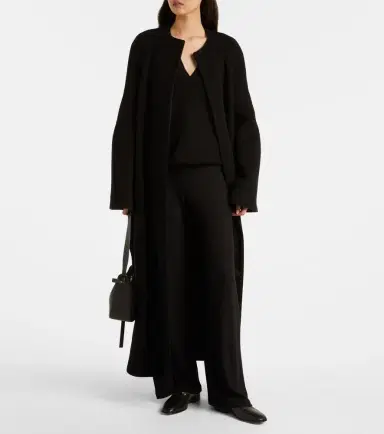 Leset Lauren mid-rise jersey wide-leg pants | Thumbnail 4