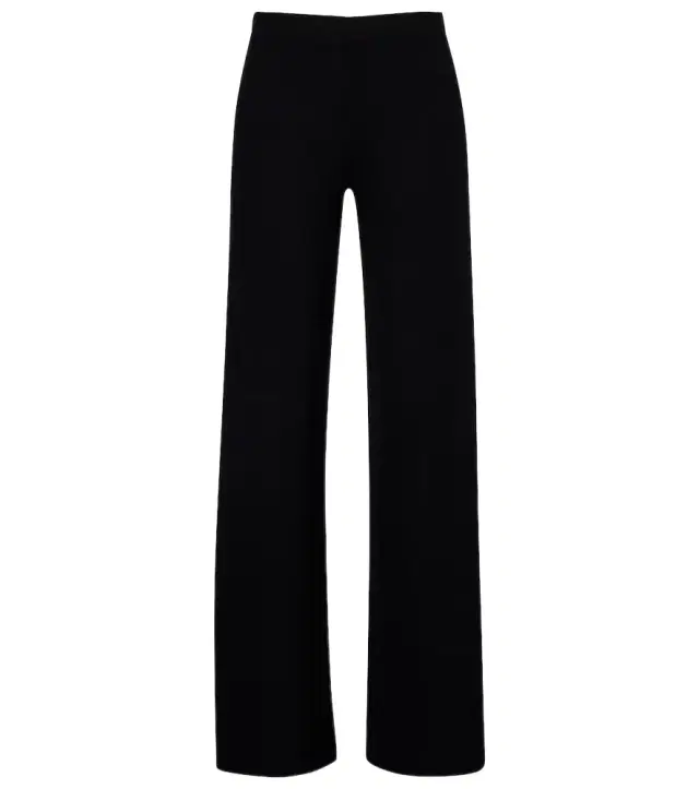 Leset Lauren mid-rise jersey wide-leg pants