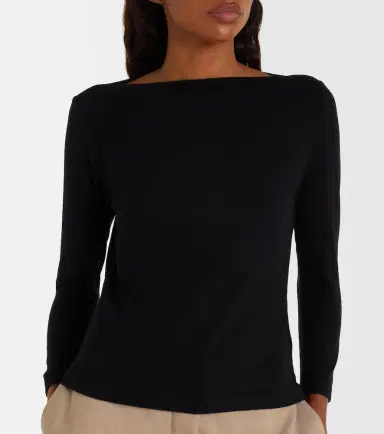 Leset Lauren jersey top | Thumbnail 4