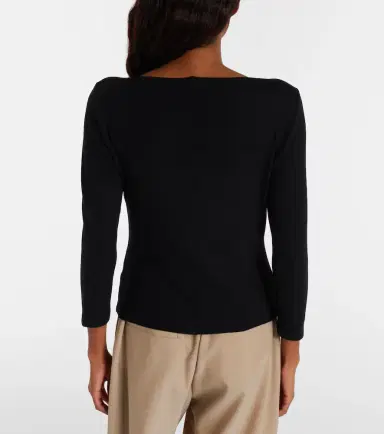 Leset Lauren jersey top | Thumbnail 6