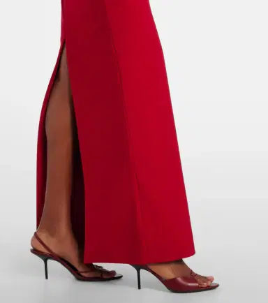 Solace London Lang crêpe maxi dress | Thumbnail 4